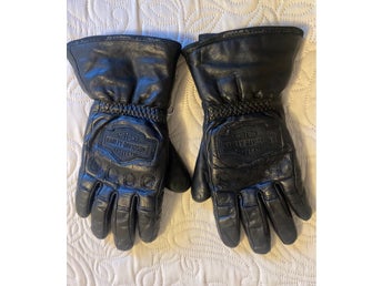 Harley-Davidson dam MC-handskar i skinn – fodrade, storlek M