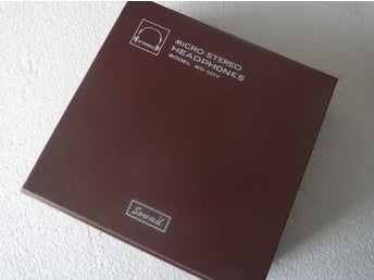 Tom förpackning till Maeden Sound MD-501V stereohörlurar. Bra skick