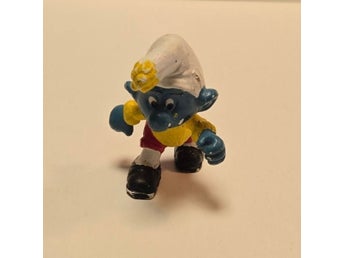 Vintage Smurf- Skidsmurfen