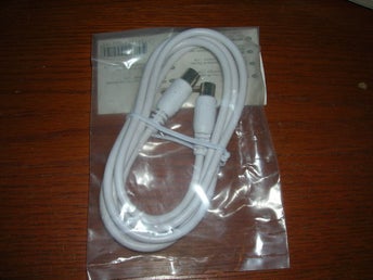 Antenn kabel 75 ohm 2,5 m