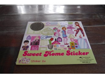 2 kartor med sticker, tonårsrum