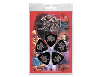 DEATH - LOGO. Plektrum Paket Tri-Tip