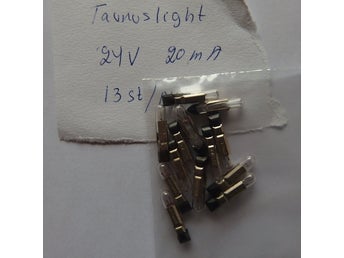 Taunuslight 24V 20mA 13 st telefonlampa