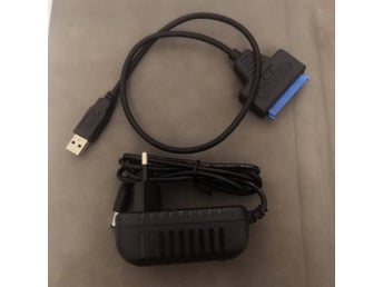 Sata till USB 3.0 adapterkabel för 2,5/3,5 tums SSD och HDD