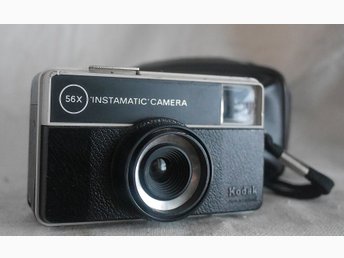 Kodak Instamatic Kamera 56x , med fint svart fodral