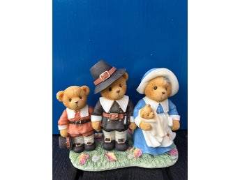 Cherished Teddies figur Isaac, Jeremiah och Temperance