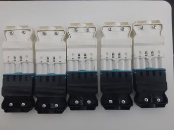 5-polig hankontakt och honkontakt, 5-pack