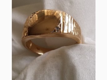 klackring med diamant klackring med diamant