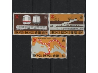 Hong Kong 1979 Pendeltåg kommunikation 3v