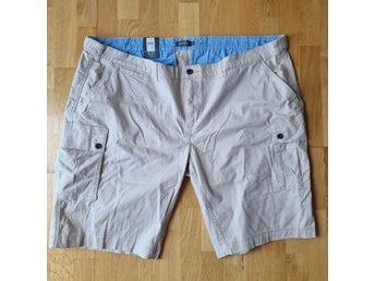 Dressmann beiga cargoshorts stretch, storlek 9XL (NYA)