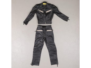 JETSET SKI ladies designer leather motorcycle suit size EU 32/34 - Made in Italy