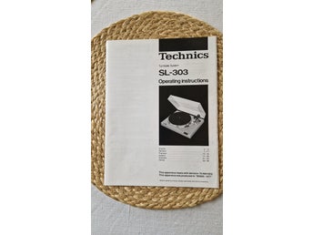 Technics SL-303 Bruksanvisning