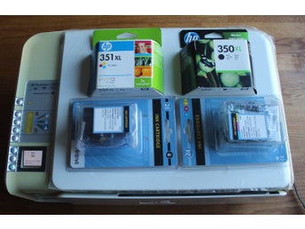 photosmart c4380 skanner, kopiator, dataskrivare för lilla kontoret