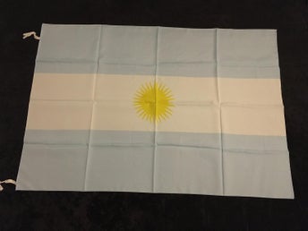 Nationsflagga - ARGENTINA Poster flagga Samlarobjekt nyskick