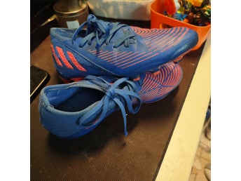 Adidas Predator Edge.3 Fotbollsskor Blå/Orange Storlek storlek 36