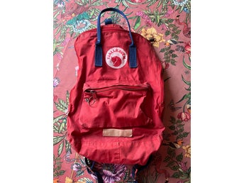 Fjällräven ryggsäck röd retro 70-tal