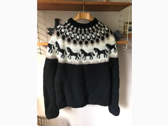 Islandströja fantastisk stickad kofta bohem tröja ML Islandströja fantastisk stickad kofta bohem tröja ML
