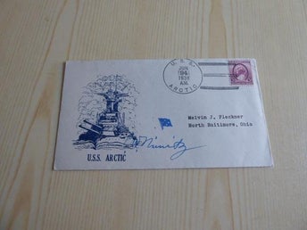 Chester W. Nimitz U.S. Navy 1938 USA FDC WWII