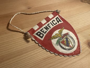 Benfica flagga Portugal - vintage vimpel Fotbollsklubb Lissabon