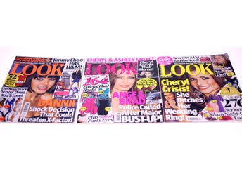 Look Magazine-3 issues included-November 2009-NEW-Weight 982g-FREE postage