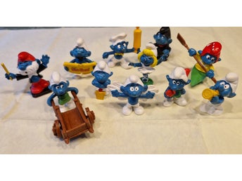11 olika Smurfar