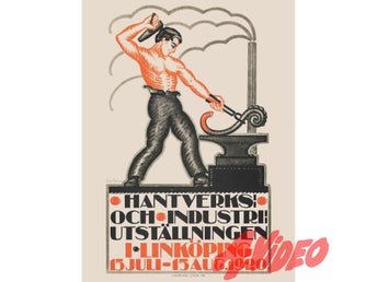 HANTVERKS & INDUSTRIUTSTÄLLNINGEN I LINKÖPING - DIGI-LITO-POSTER 30x40 cm