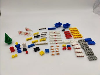 Vintage LEGO Tryckta klossar & specialdelar parti