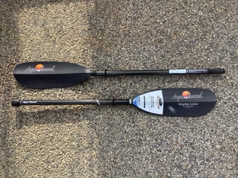 Ny Paddel i kolfiber Aqua Bound Sting Ray carbon abX - 2 delad - 215 cm