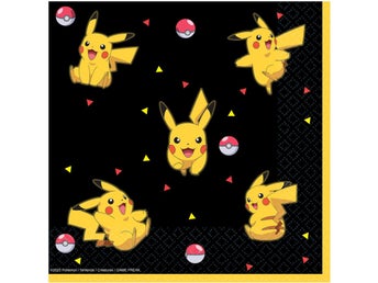 Pokémon servetter 16-pack 33 × 33 cm
