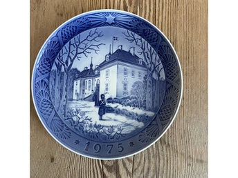Marselisborg slott 1975. Samlartallrik Royal Copenhagen