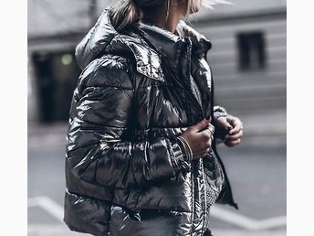 Zara Jacka Silvrig Silver puffer jacket S Small.. (417094391 Zara Jacka Silvrig Silver puffer jacket S Small.. (417094391