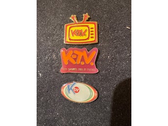 KTV - K-T.V. - Tv-kanal - Vintage pins