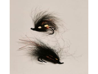 Fiskeflugor med dubbelkrok - 2 stycken