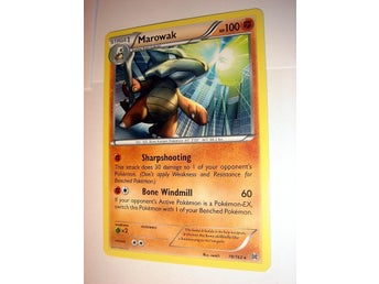 MAROWAK RARE HP100 NYTT KORT 78/162
