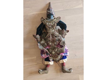 Äkta burmesisk traditionell marionettdocka