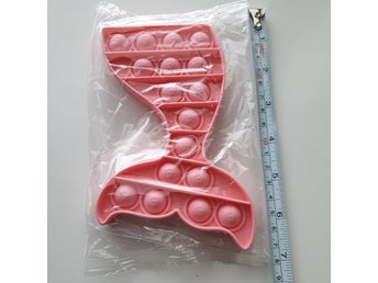 Rosa sjöjungfrufena pop-it/fidget toys, ny