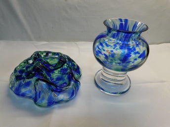 Vas o Ljusstake Renate Stock o Björn ramel Sea of Sweden Kosta Svensk Konstglas