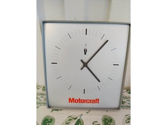 Vintage Motorcraft Väggklocka (Ford)