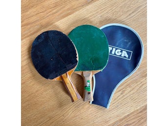 Två Bordtennisracket med fodral, Hans Alse’r