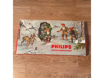 Vintage/retro Philips julgransbelysning