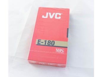 JVC E-180 Inplastat VHS Kassettband Videokassett