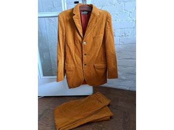 Carl Axel, så cool retro Manchesterkostym från 60-talet, stl L