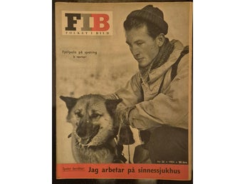 Folket i Bild nr 50 (1954) – Fjällpolis & Sinnessjukhus-reportage