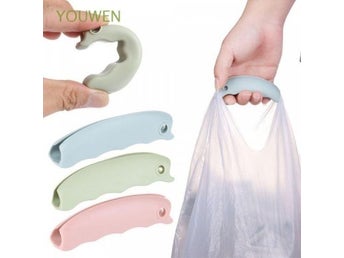 Silikon Bärhandtag Handtag 3-Pack till påsar väskar mm