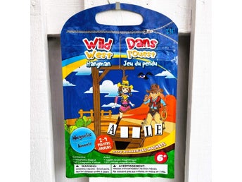 Wild West Hangman Magnetic Travel Game – Factory Sealed – 2–4 Players