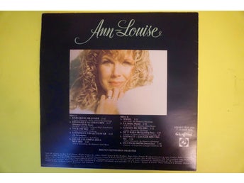 ANN LOUISE HANSON SVENSK MUSIK VINYL LP SKIVA 80 TALET