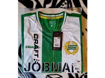 HAMMARBY IF HIF Grön/vit fotbollströja / t-shirt (Storlek L) * NYTT PLAGG *