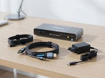 TESmart 2x1 HDMI KVM-switch 4K/HDR
