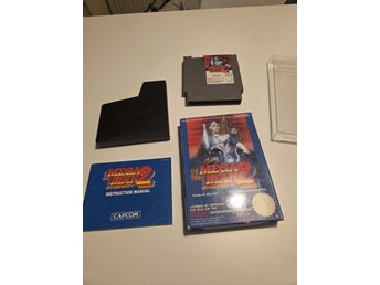 Mega Man 2 Svensksåld (Inkl Skyddsbox) bra skick
