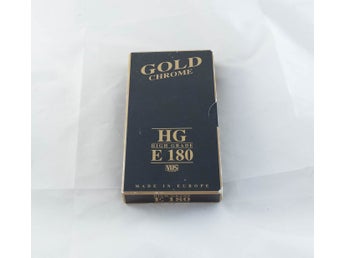 Gold Chroms E 180 VHS Kassettband Videokassett